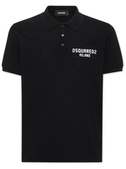 logo-print polo shirt by DSQUARED2