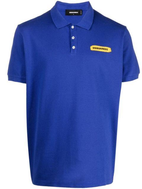 logo-print polo shirt by DSQUARED2