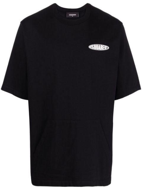 logo-print short-sleeve T-shirt by DSQUARED2