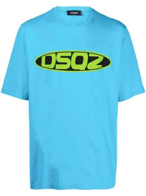 logo-print short-sleeve T-shirt by DSQUARED2