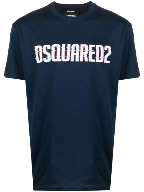 logo-print short-sleeve T-shirt by DSQUARED2