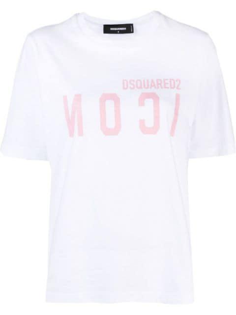 logo-print short-sleeve T-shirt by DSQUARED2