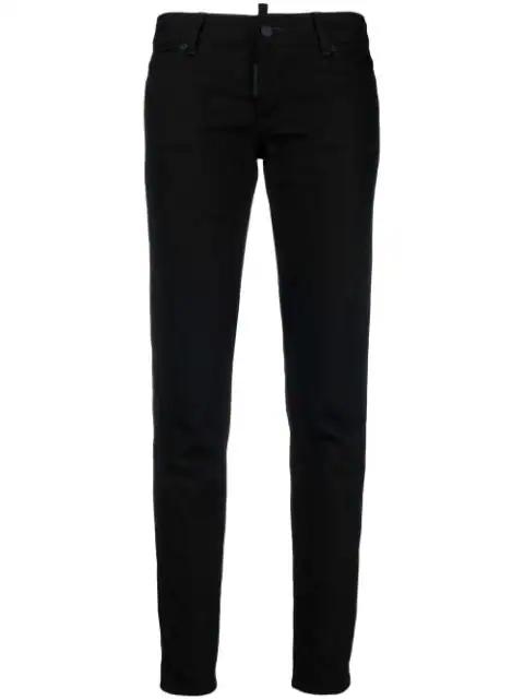 logo-print skinny jeans by DSQUARED2