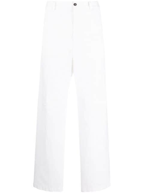 logo-print straight-leg trousers by DSQUARED2