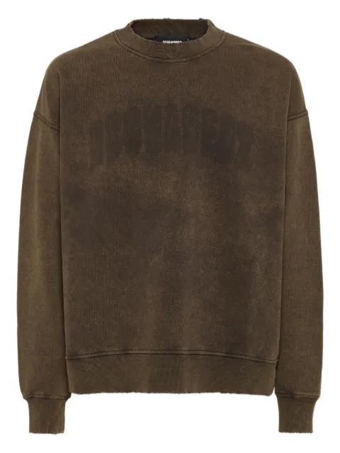 logo-print sweatshirt by DSQUARED2