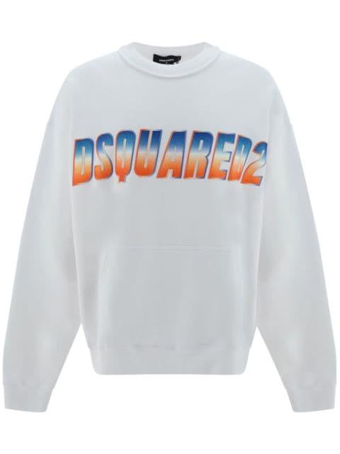 logo-print sweatshirt by DSQUARED2