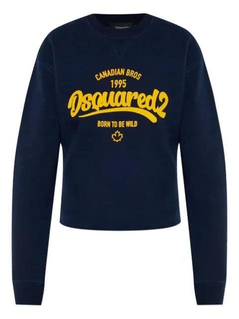 logo-print sweatshirt by DSQUARED2