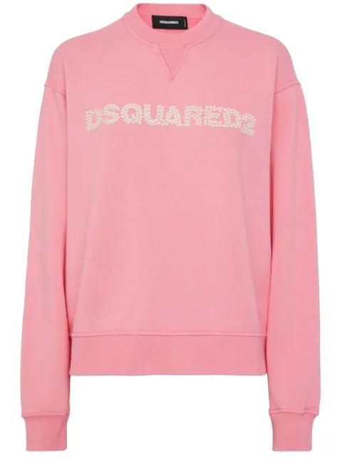 logo-print sweatshirt by DSQUARED2