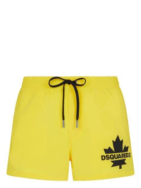logo-print swim shorts by DSQUARED2