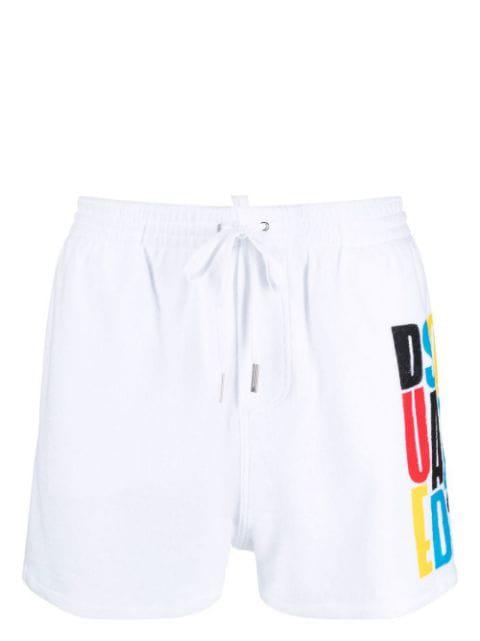 logo-print swim shorts by DSQUARED2