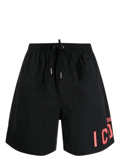 logo-print swim shorts by DSQUARED2