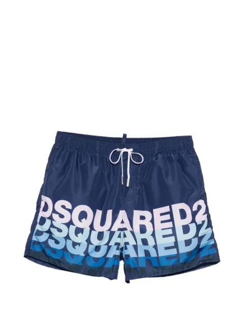logo-print swim shorts by DSQUARED2