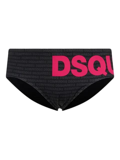 logo-print swim trunks by DSQUARED2