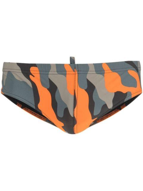 logo-print swim trunks by DSQUARED2