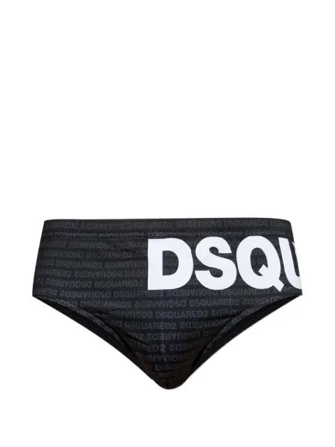 logo-print swimming trunks by DSQUARED2