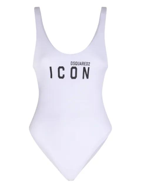 logo-print swimsuit by DSQUARED2