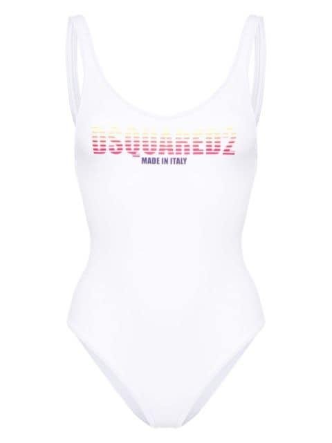 logo-print swimsuit by DSQUARED2