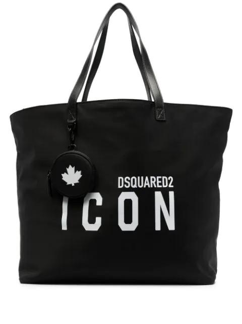 logo-print tote bag by DSQUARED2