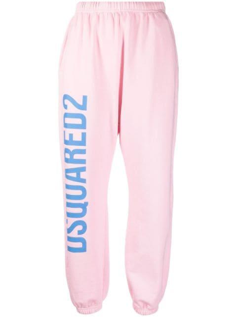 logo-print track pants by DSQUARED2