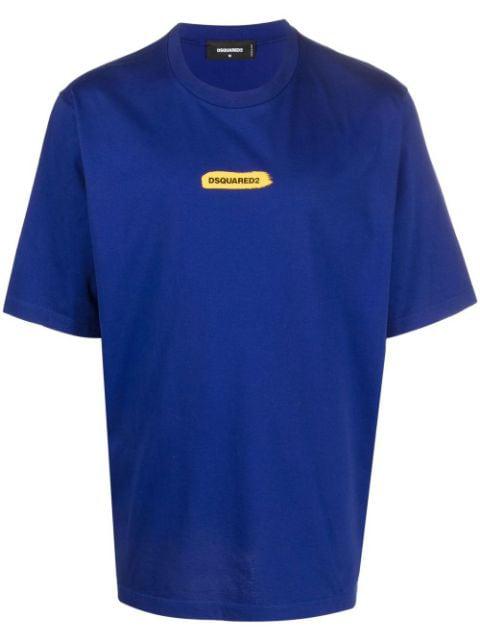 logo-stamp cottonT-shirt by DSQUARED2