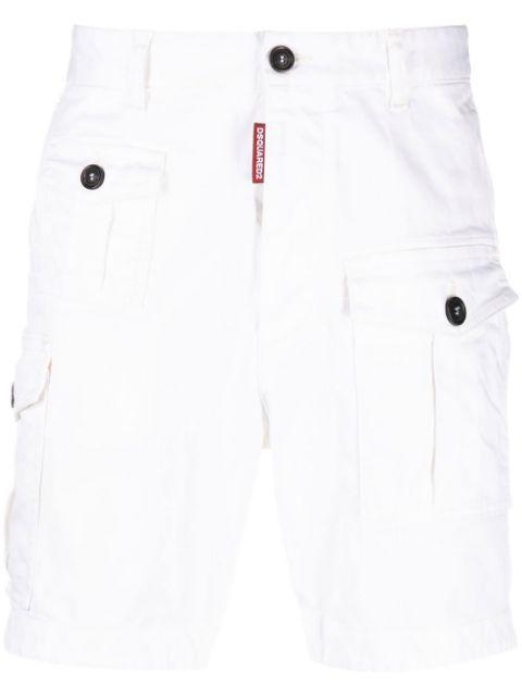 logo-tag chino shorts by DSQUARED2