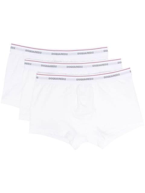 logo-waistband boxers (set of three) by DSQUARED2