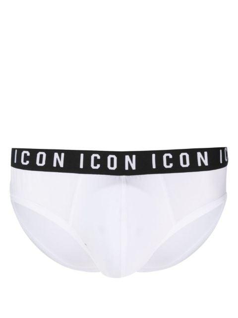 logo-waistband cotton briefs by DSQUARED2