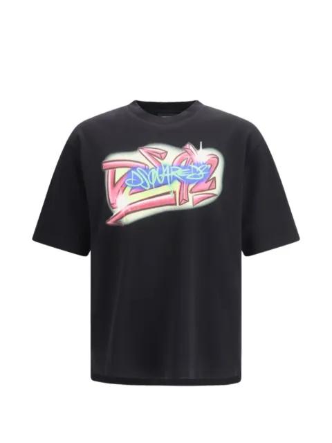loose fit graphic T-shirt by DSQUARED2