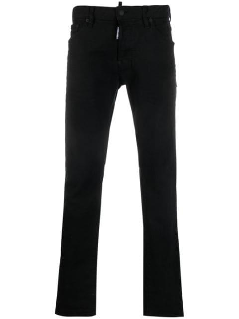 low-rise skinny-cut trousers by DSQUARED2