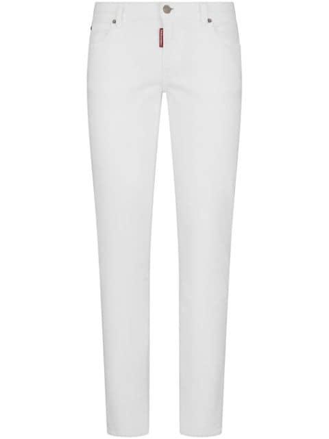 low-rise slim-cut jeans by DSQUARED2