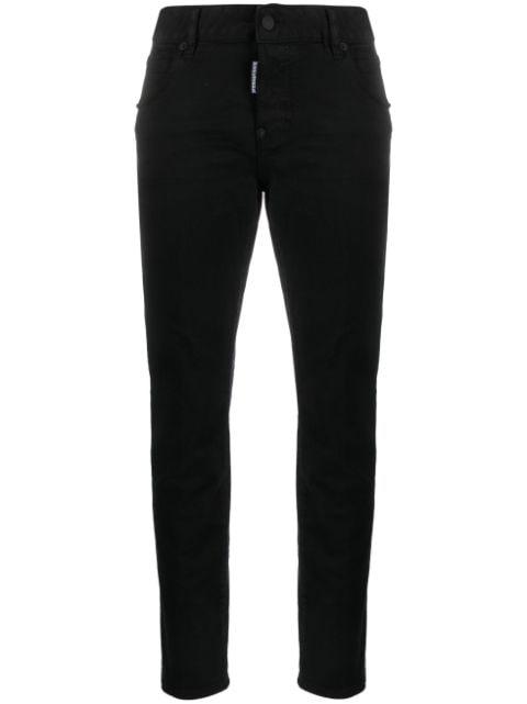 low-rise tapered jeans by DSQUARED2
