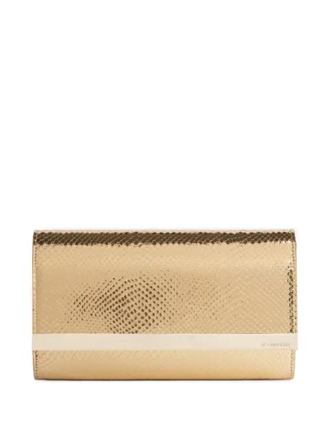 metallic textured wallet by DSQUARED2
