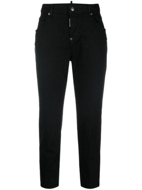 mid-rise cropped jeans by DSQUARED2