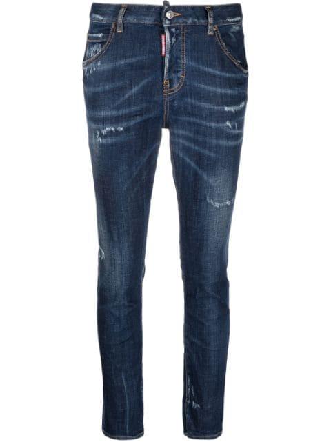 mid-rise skinny jeans by DSQUARED2