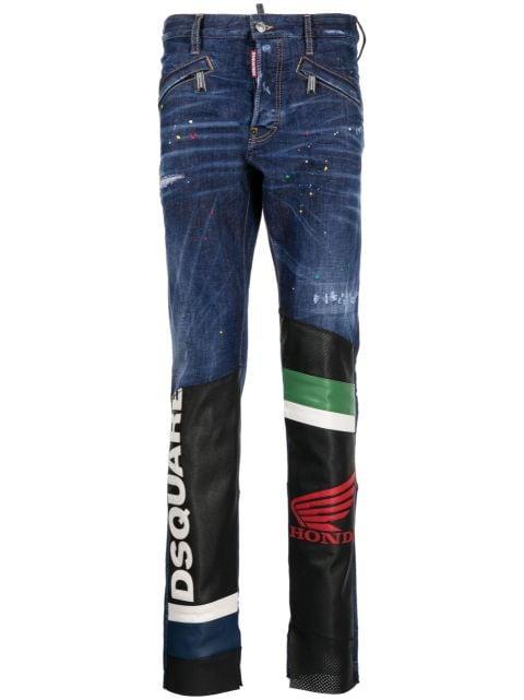 mid-rise slim-cut jeans by DSQUARED2