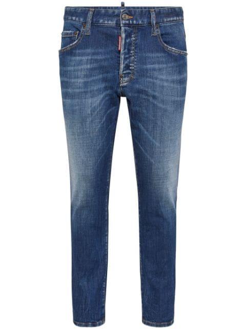mid-rise slim-leg jeans by DSQUARED2