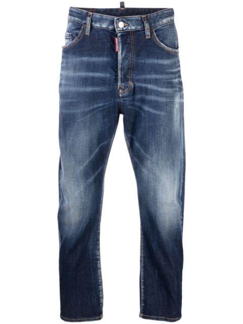 mid-rise straight-leg jeans by DSQUARED2