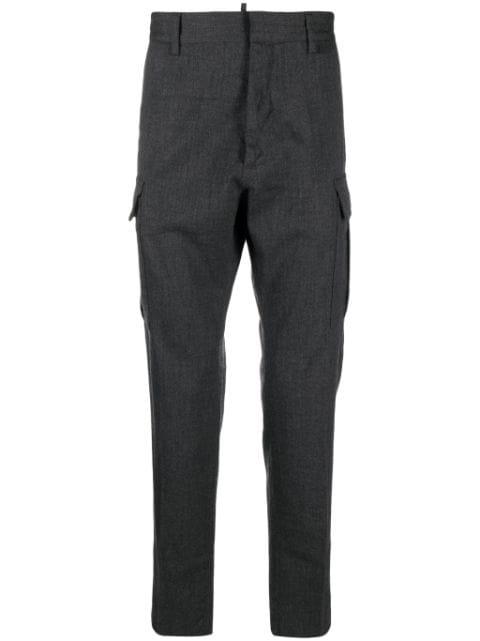 mid-rise tapered-leg trousers by DSQUARED2