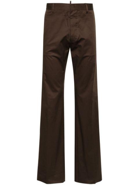 mid-rise twill chino trousers by DSQUARED2