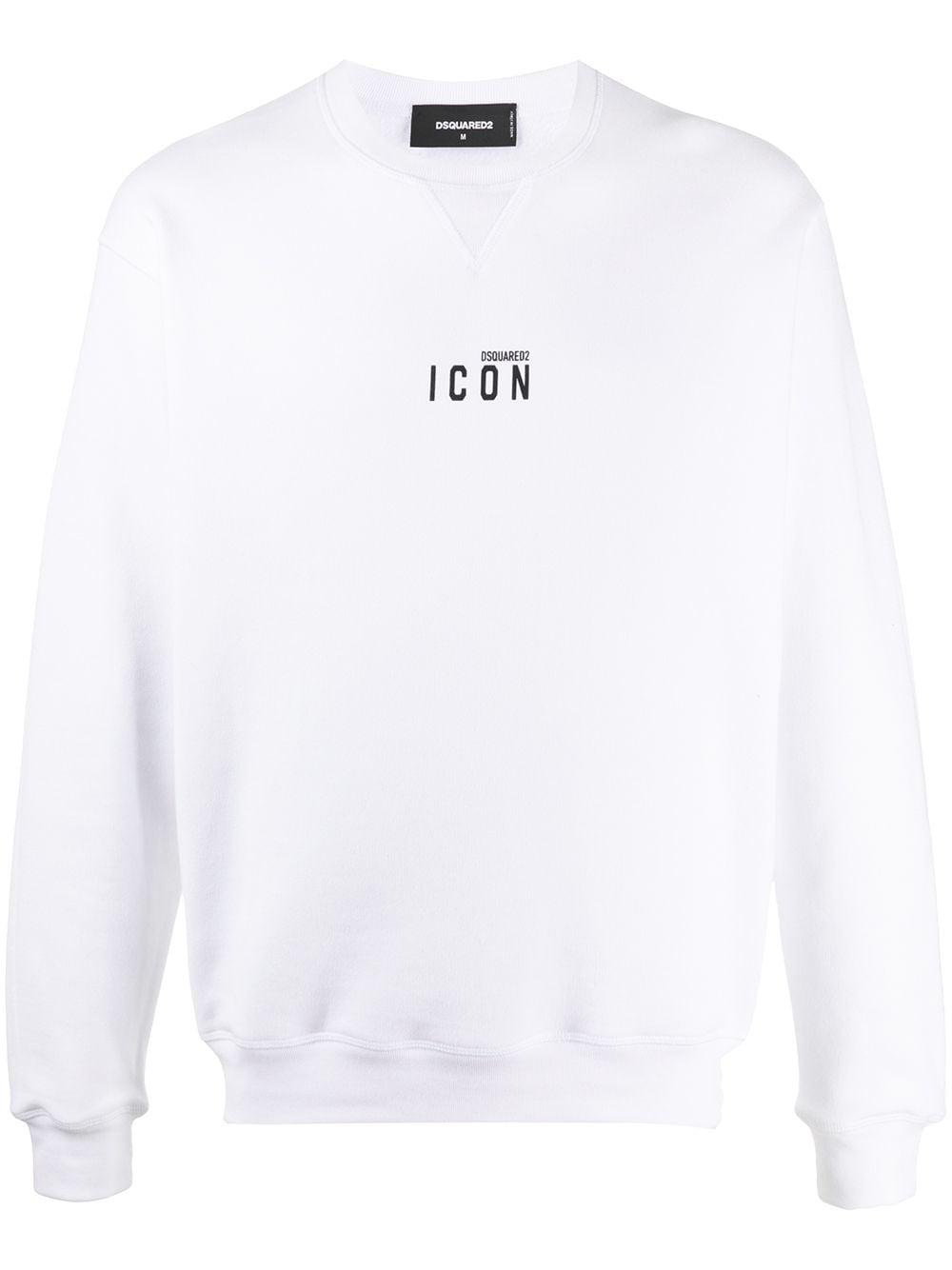mini Icon-print crew neck sweatshirt by DSQUARED2
