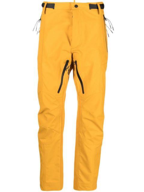 multi-pocket straight-cut trousers by DSQUARED2