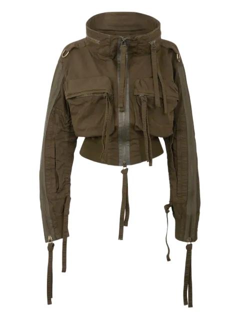 multiple-pocket cargo jacket by DSQUARED2