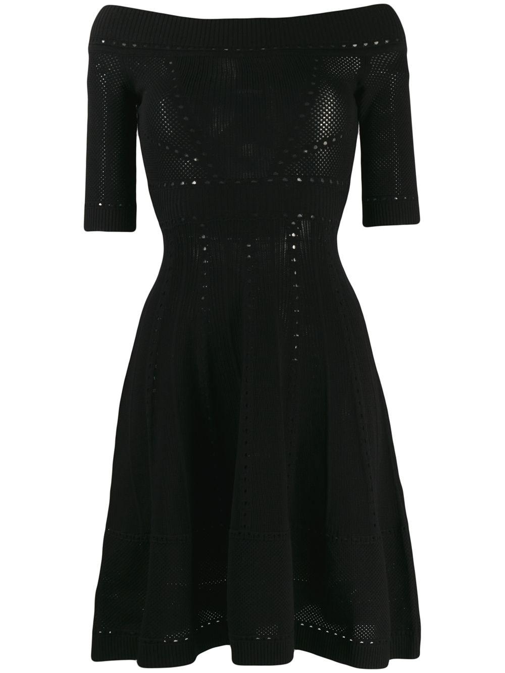 off-shoulder knitted dress by DSQUARED2