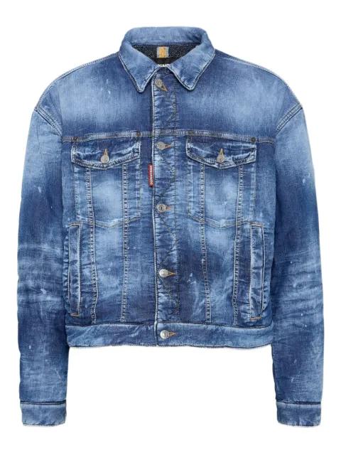 padded denim jacket by DSQUARED2