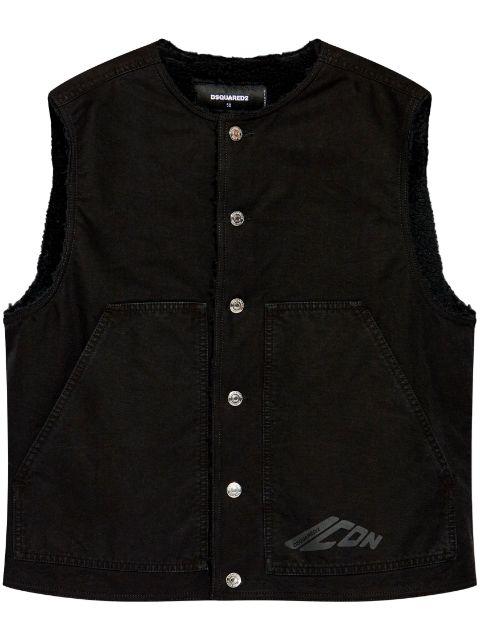 padded denim jacket by DSQUARED2
