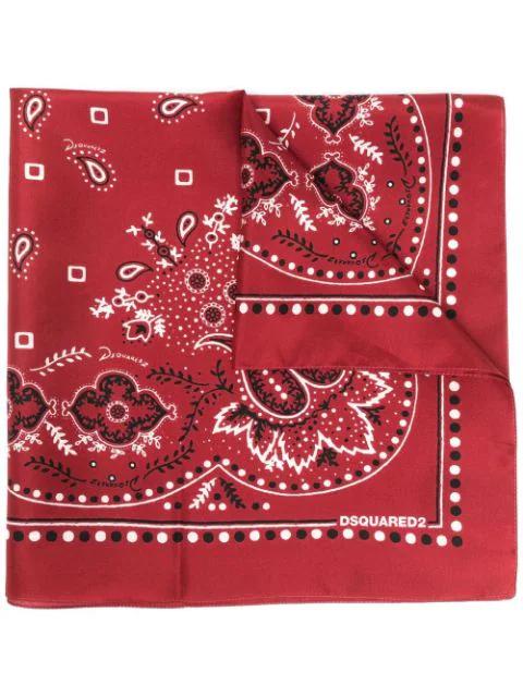 paisley-print bandana scarf by DSQUARED2