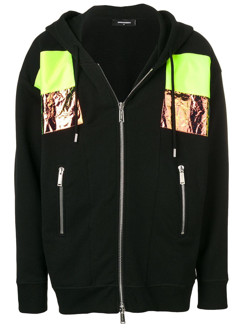 paneled hoodie by DSQUARED2