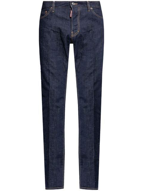 panelled slim-cut jeans by DSQUARED2