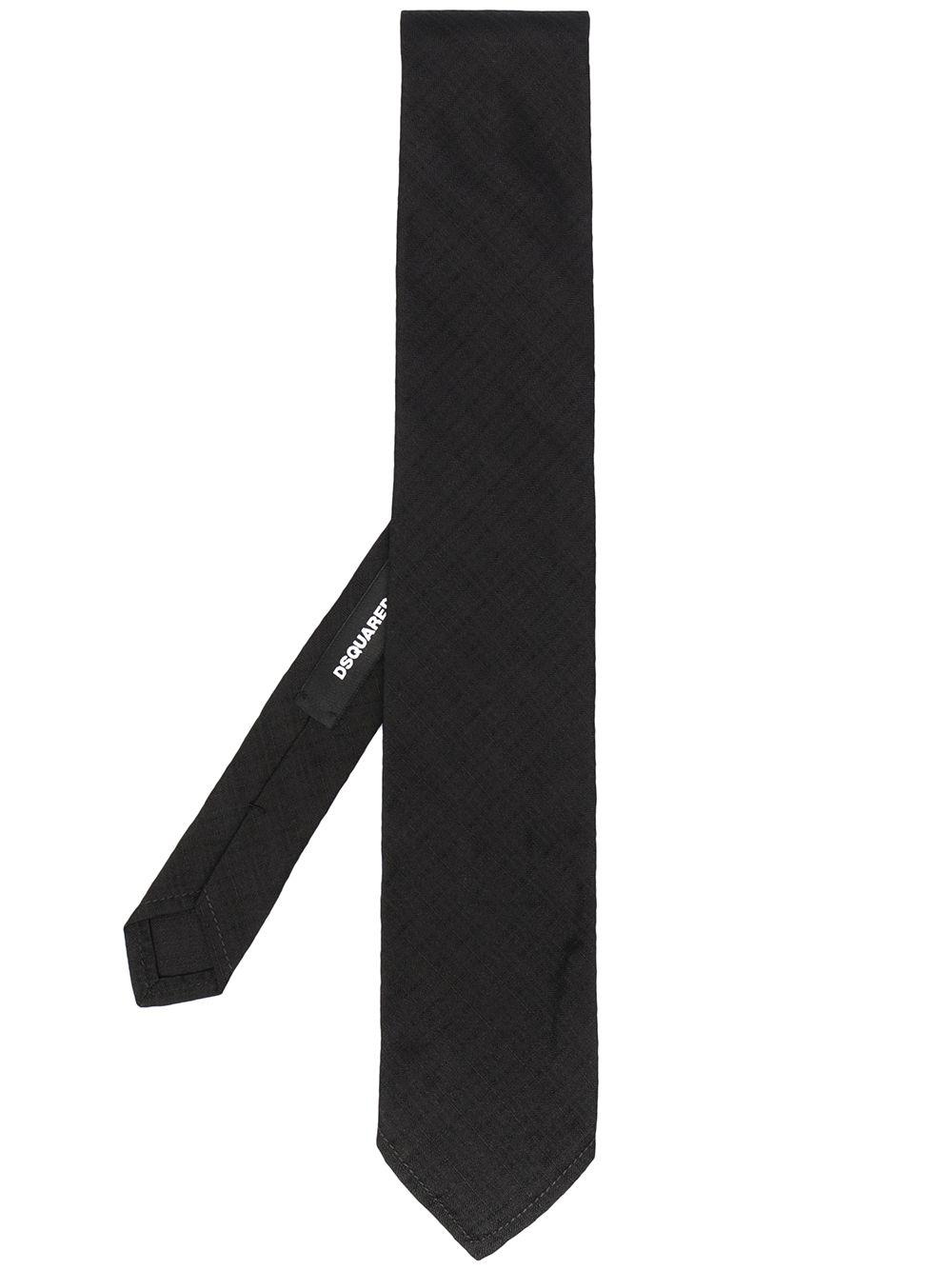 patterned silk tie by DSQUARED2