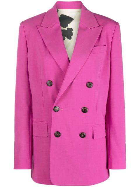 peak-lapel double-breasted blazer by DSQUARED2